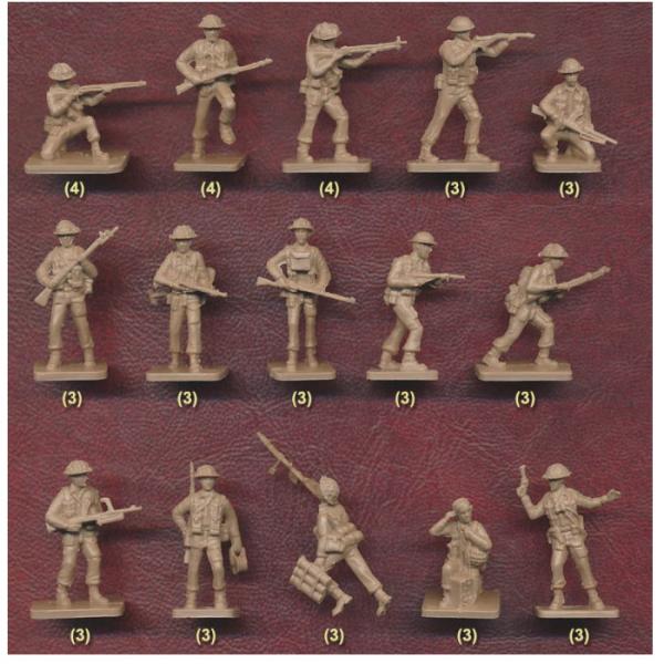 Airfix: Set 01763  WWII British Infantry